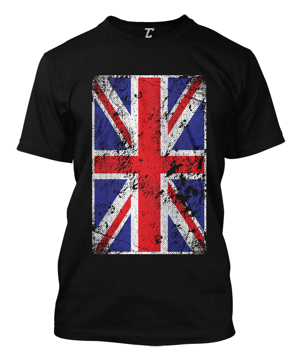 Distressed Great Britain Flag – Union Jack UK Pride Men’s T-shirt