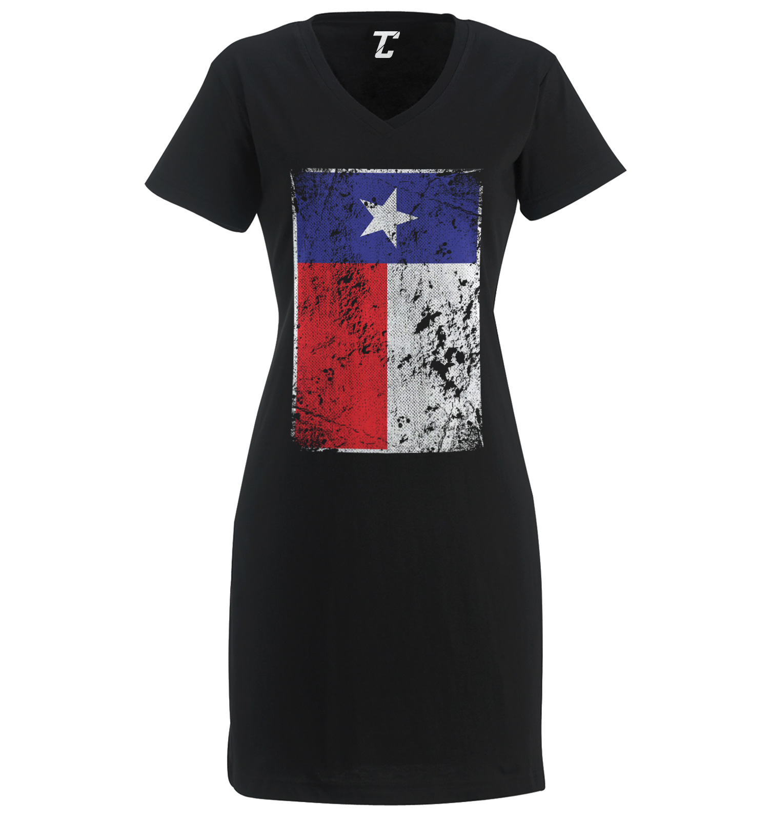 Distressed Texas Flag – United States Lone Star State Women&rsquo;s Dress