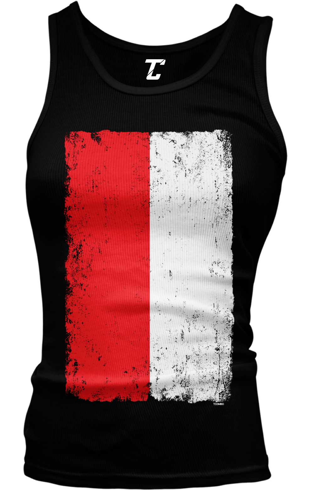 Distresed Poland Flag – Polish Polska Country Pride Juniors Tank Top