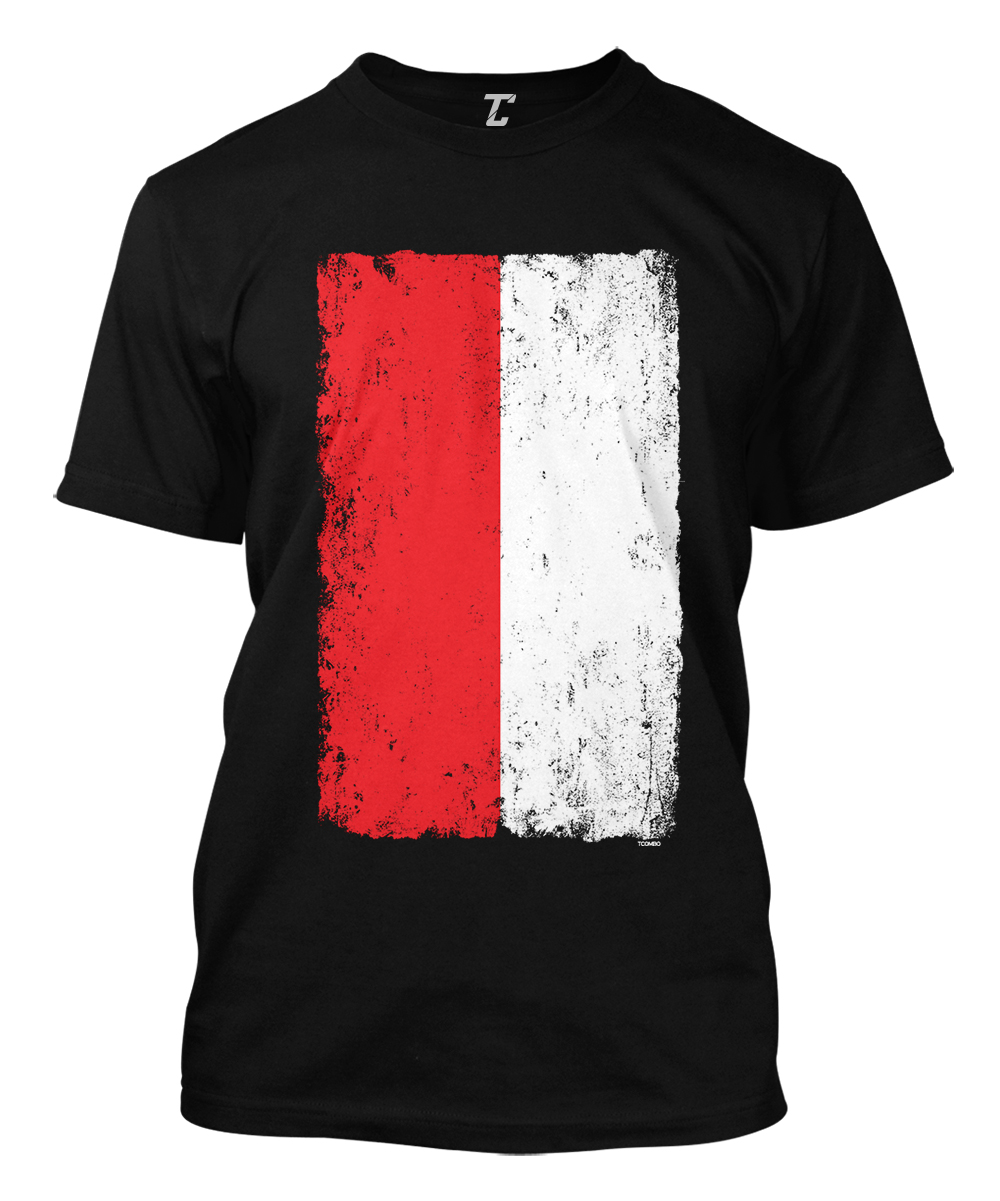Distresed Poland Flag – Polish Polska Country Pride Men’s T-shirt