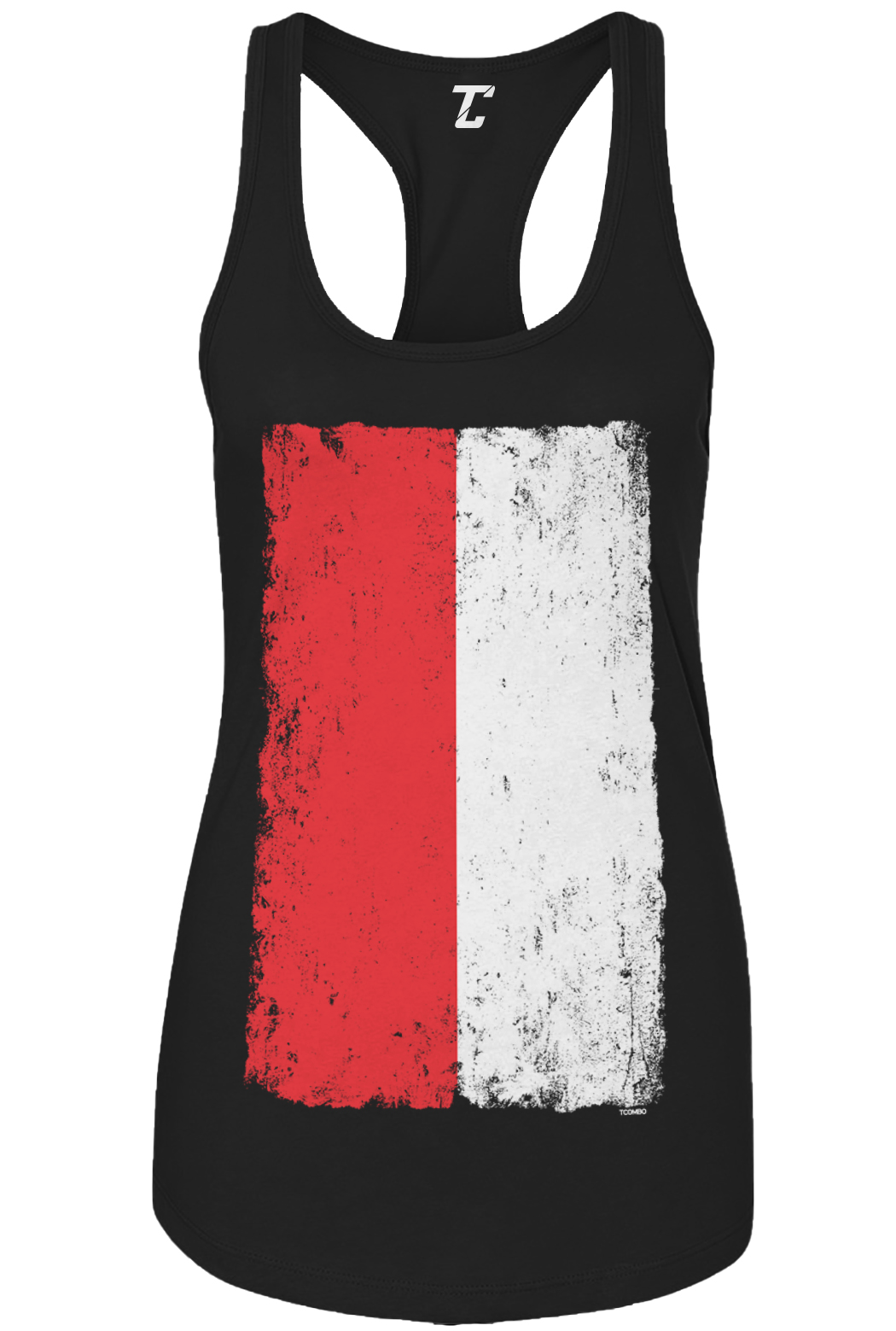 Distresed Poland Flag – Polish Polska Country Pride Women’s Tank