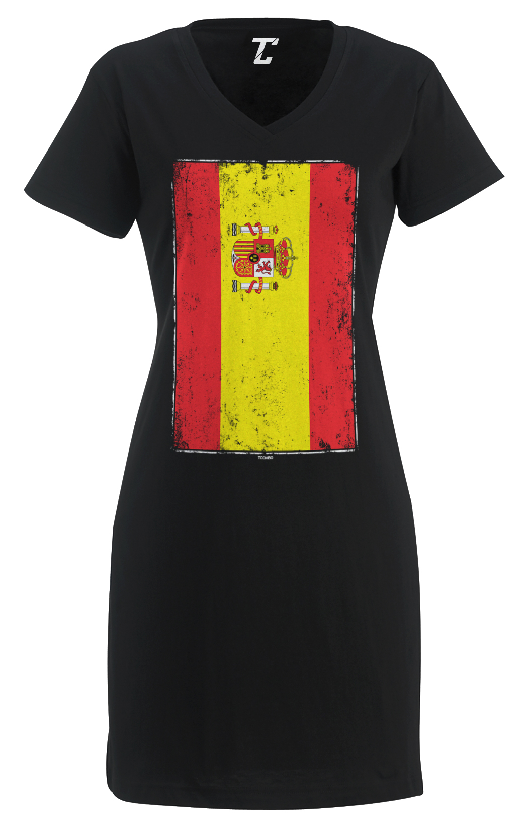 Distressed Spain Flag – Spanish Latino Country Pride Women’s Dress
