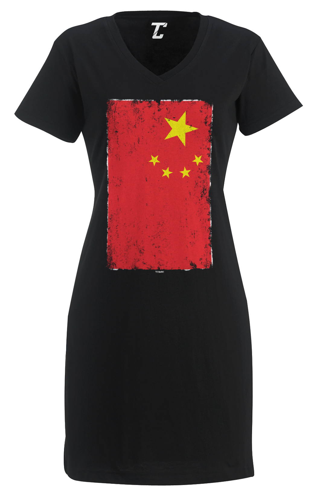 Distressed China Flag – Chinese Heritage Proud Pride Women&rsquo;s Dress