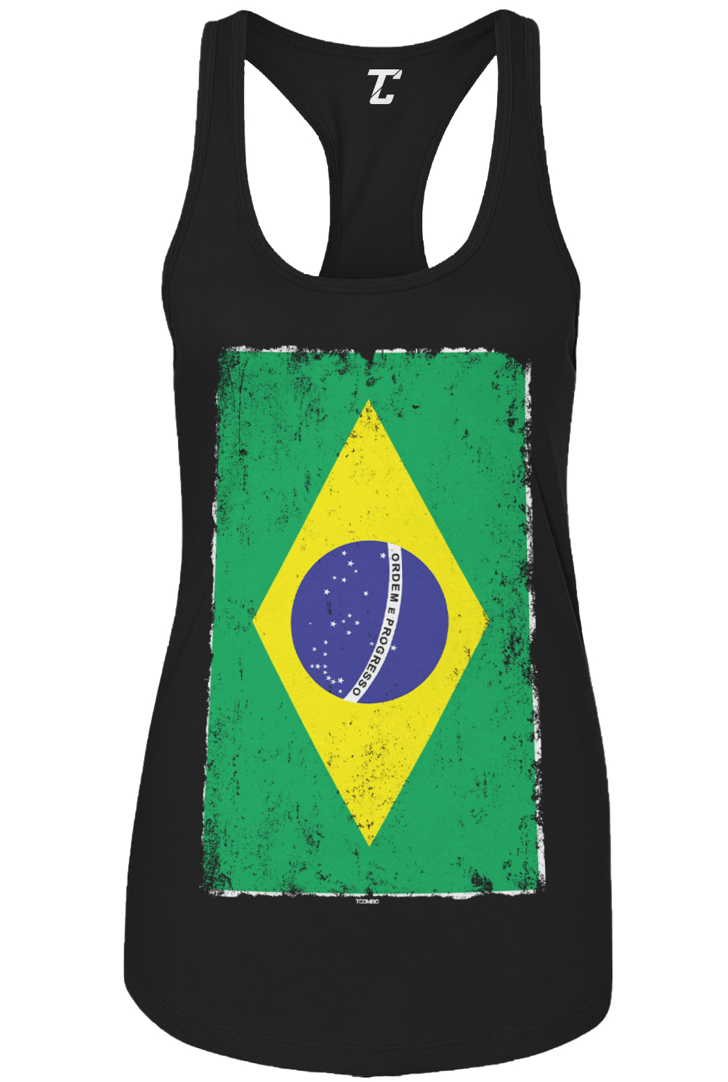 Distressed Brazil Flag – Brasil Heritage Proud Pride Women’s Tank