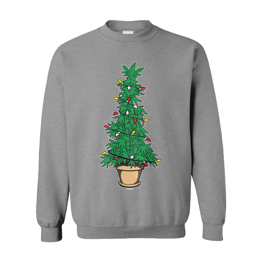 Marijuana Christmas Tree - XMAS Stoner 420 Pothead Weed Unisex