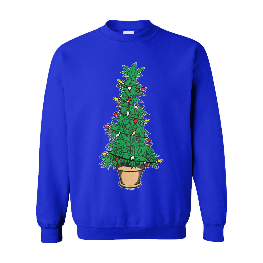 Marijuana Christmas Tree - XMAS Stoner 420 Pothead Weed Unisex