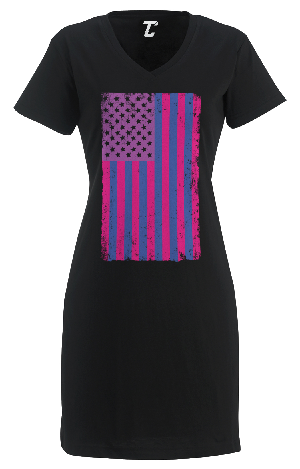 Bisexual American Flag – LGBTQ Supporter United States Women&rsquo;s Dress