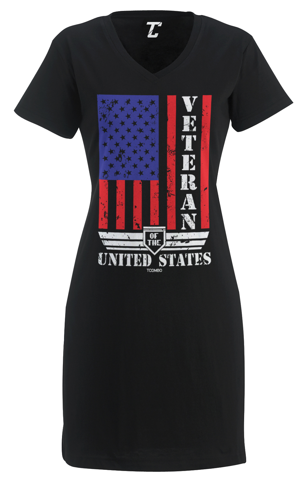 Veteran Of The United States – American Flag Military Women&rsquo;s Dress