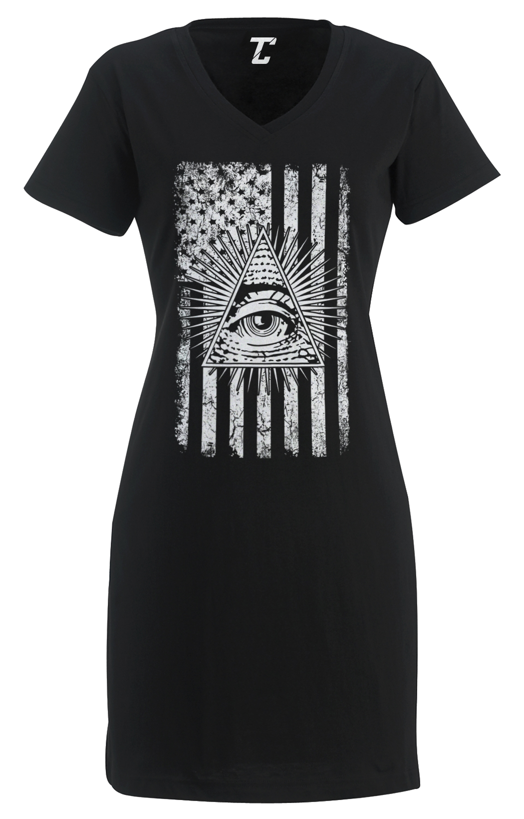 Eye Of Providence American Flag – United States Mason Women&rsquo;s Dress