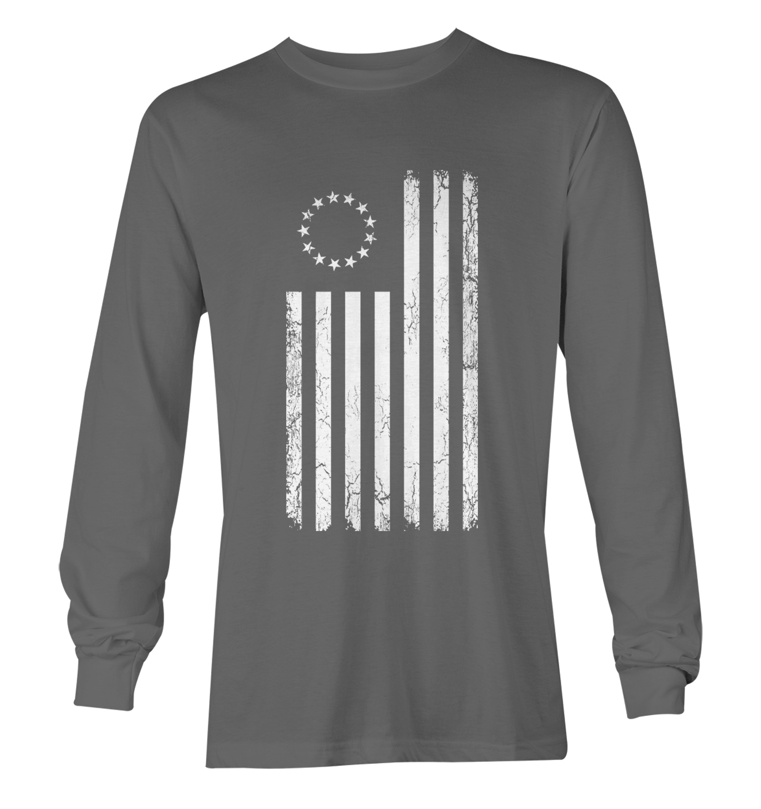 トップス KAPITAL BETSY ROSS FLAG HIPPIE L/S TEE 13 Colonies American Flag - Betsy Ross USA 1776 Unisex Long