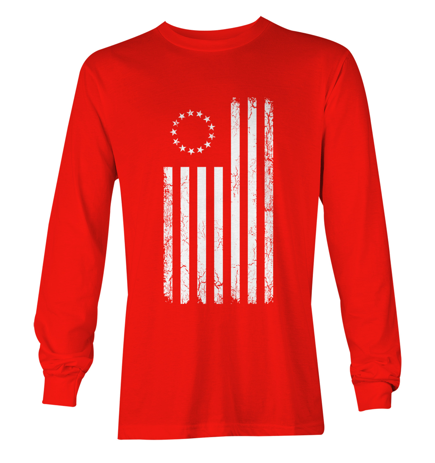 13 Colonies American Flag - Betsy Ross USA 1776 Unisex Long