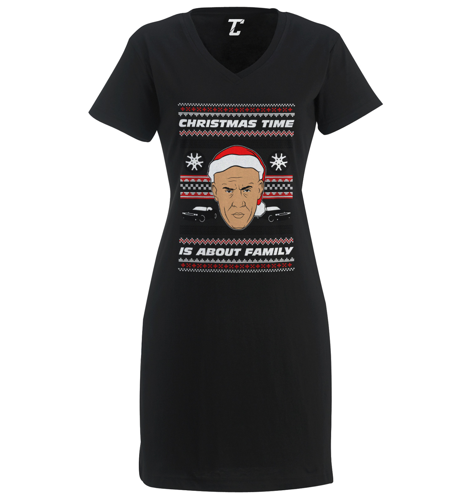Christmas Time Is About Family – Furious Dom Toretto Women’s Dress
