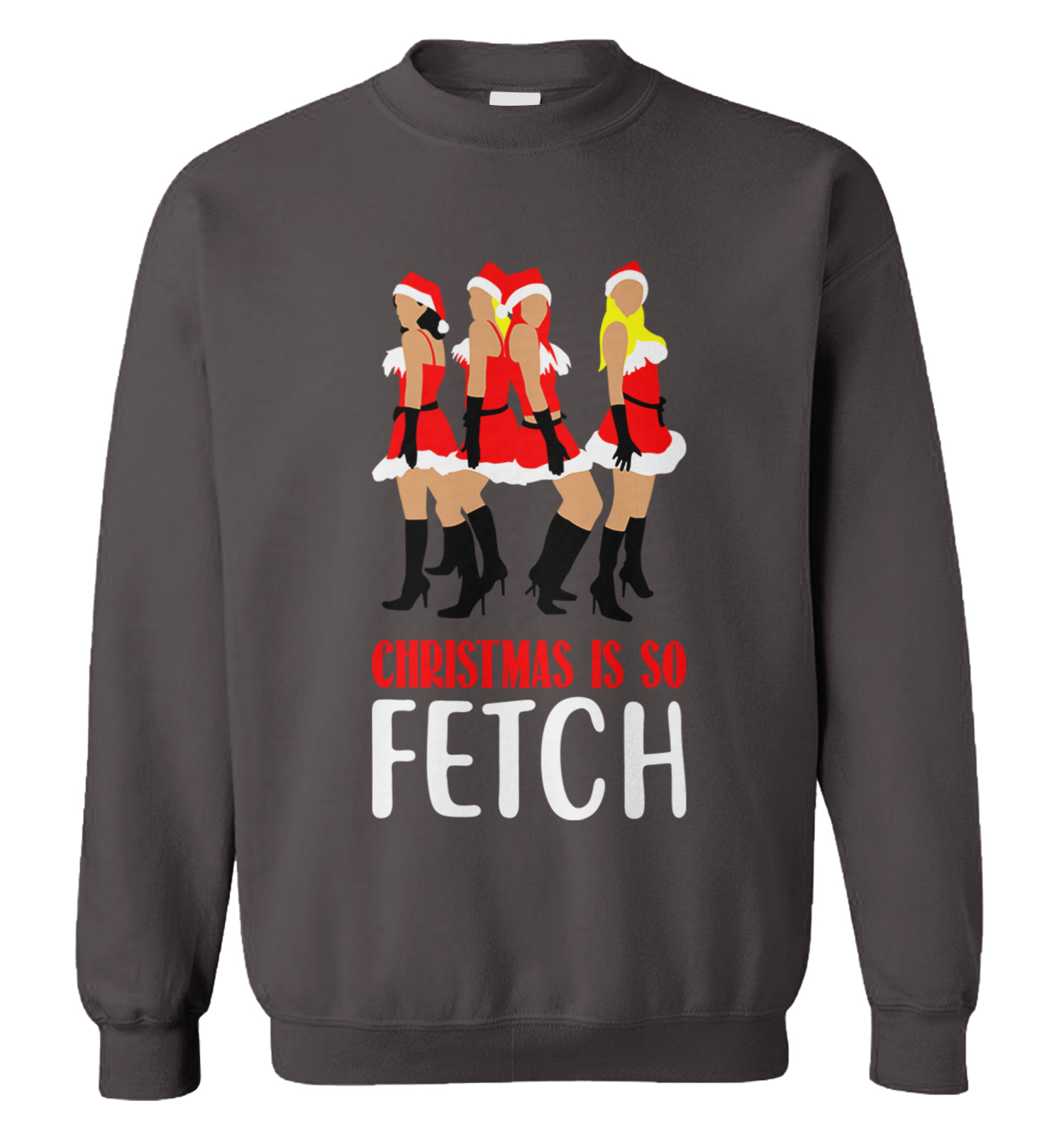 Mean Girls Winter Talent Show Christmas Is So Fetch Sweater Black