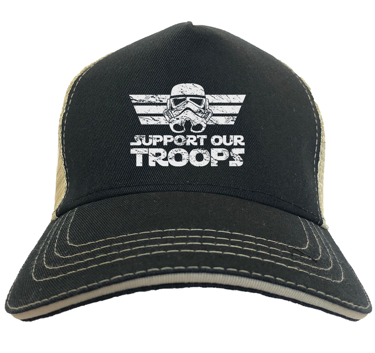 Support Our Troops - Sci Fi Movie Parody Space Force Twill Soft Mesh Trucker Hat - Picture 11 of 20