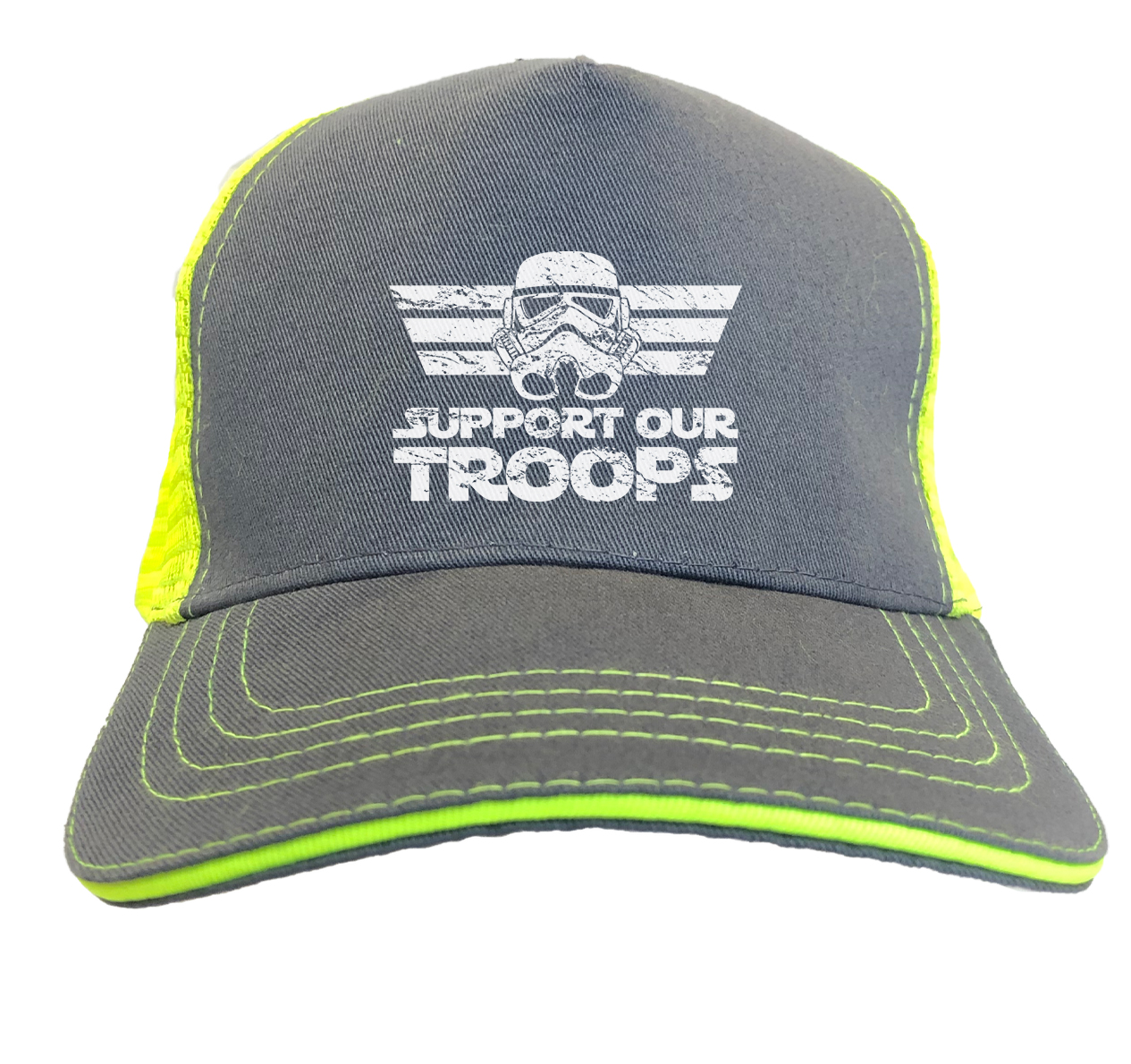 Support Our Troops - Sci Fi Movie Parody Space Force Twill Soft Mesh Trucker Hat - Picture 14 of 20