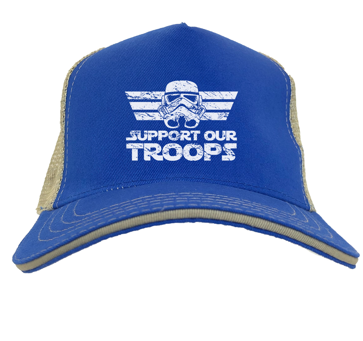 Support Our Troops - Sci Fi Movie Parody Space Force Twill Soft Mesh Trucker Hat - Picture 20 of 20