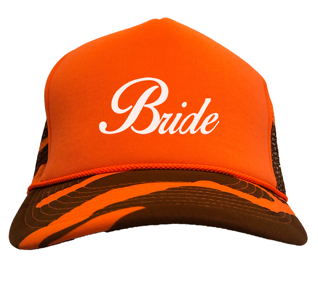 Bride - Bachelorette Party Celebration Marriage Camoflauge Trucker Hat