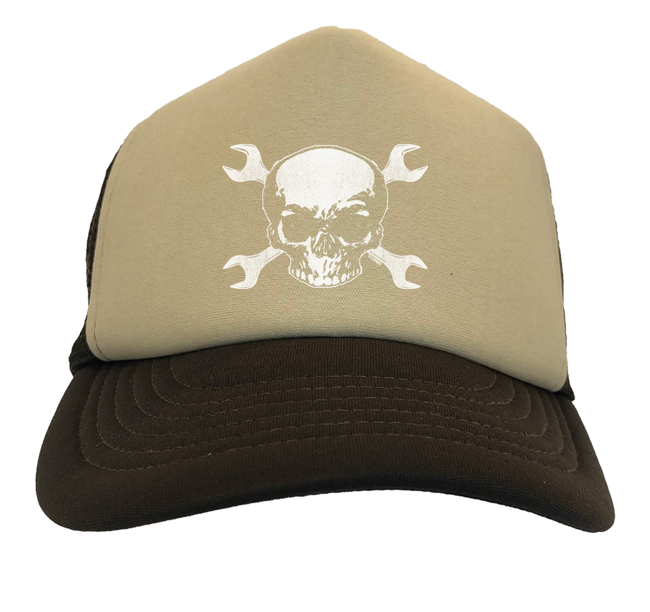TRUCKER CAP OC BUCKET HAT 36 ブラウン　2点セット 2TONETRUCKER_BEIGE_BRN.jpg
