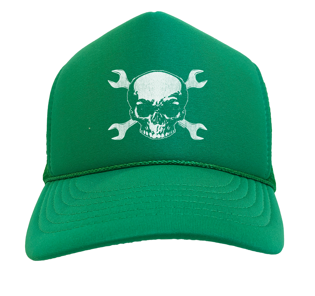 Skull with Crossed Wrenches - Mechanic Tools Solid Trucker Hat | eBay