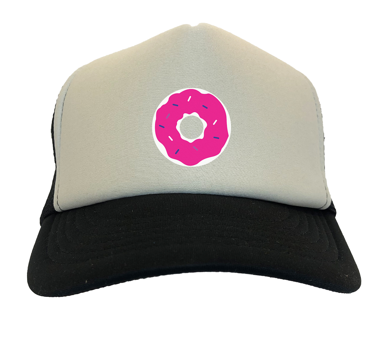 Donut - Sweet Pastry Food Icon Dessert Two Tone Trucker Hat