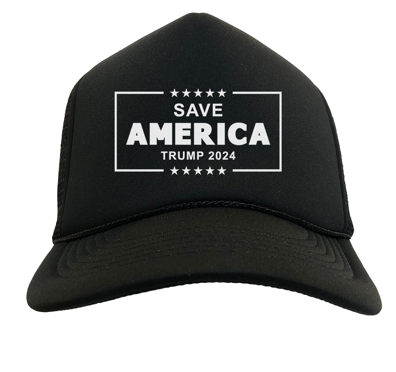 Cappello Trump 'Keep America Great' - Nero Con Stelle E Strisce, Regolabile, Unisex