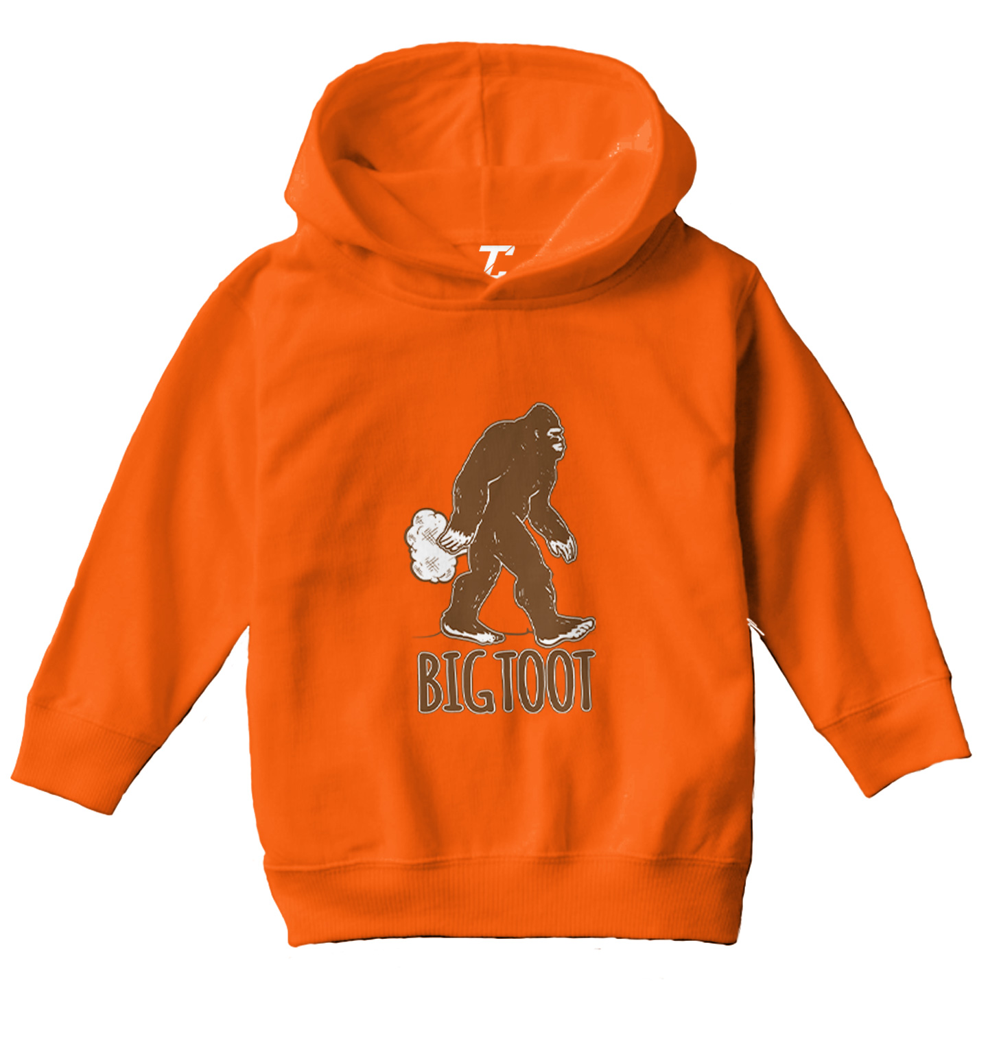 Big Toot - Big Foot Sasquatch Fart Funny Toddler/Youth Hoodie - Picture 8 of 12