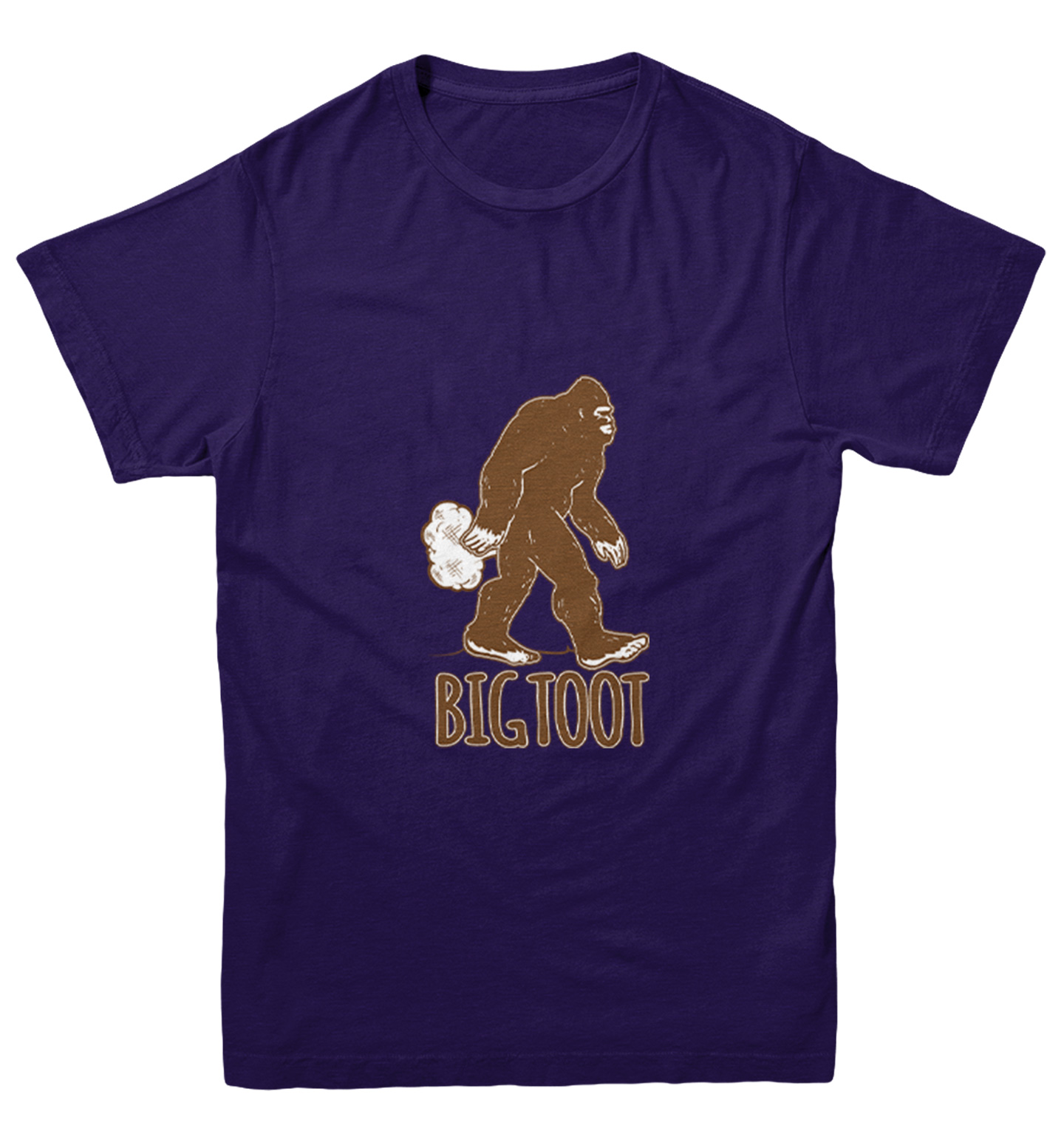 Big Toot - Big Foot Sasquatch Fart Funny Youth T-Shirt - Picture 10 of 20