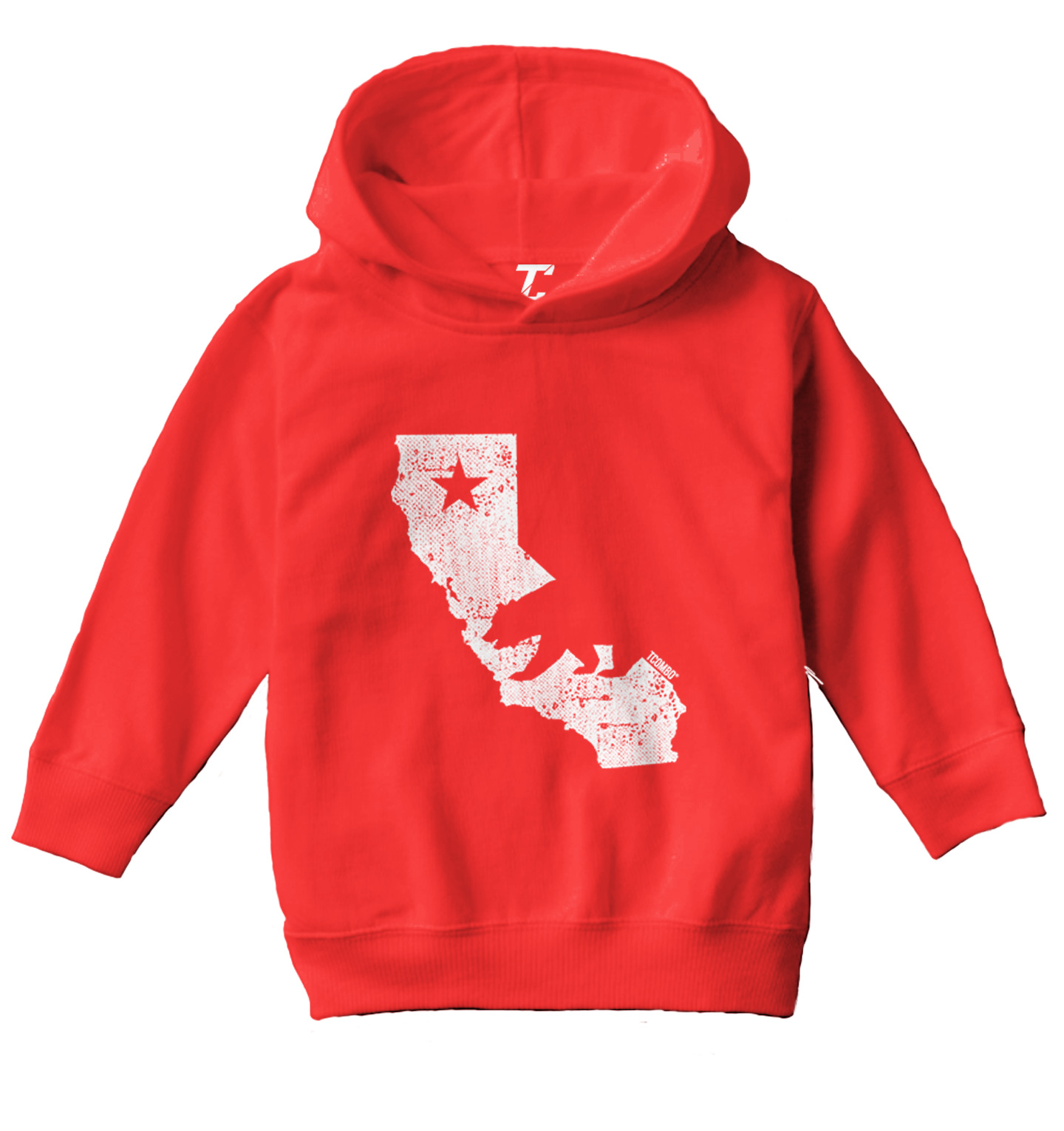 Cali State Map - California Bear Flag USA United States Toddler/Youth Hoodie - Picture 10 of 12