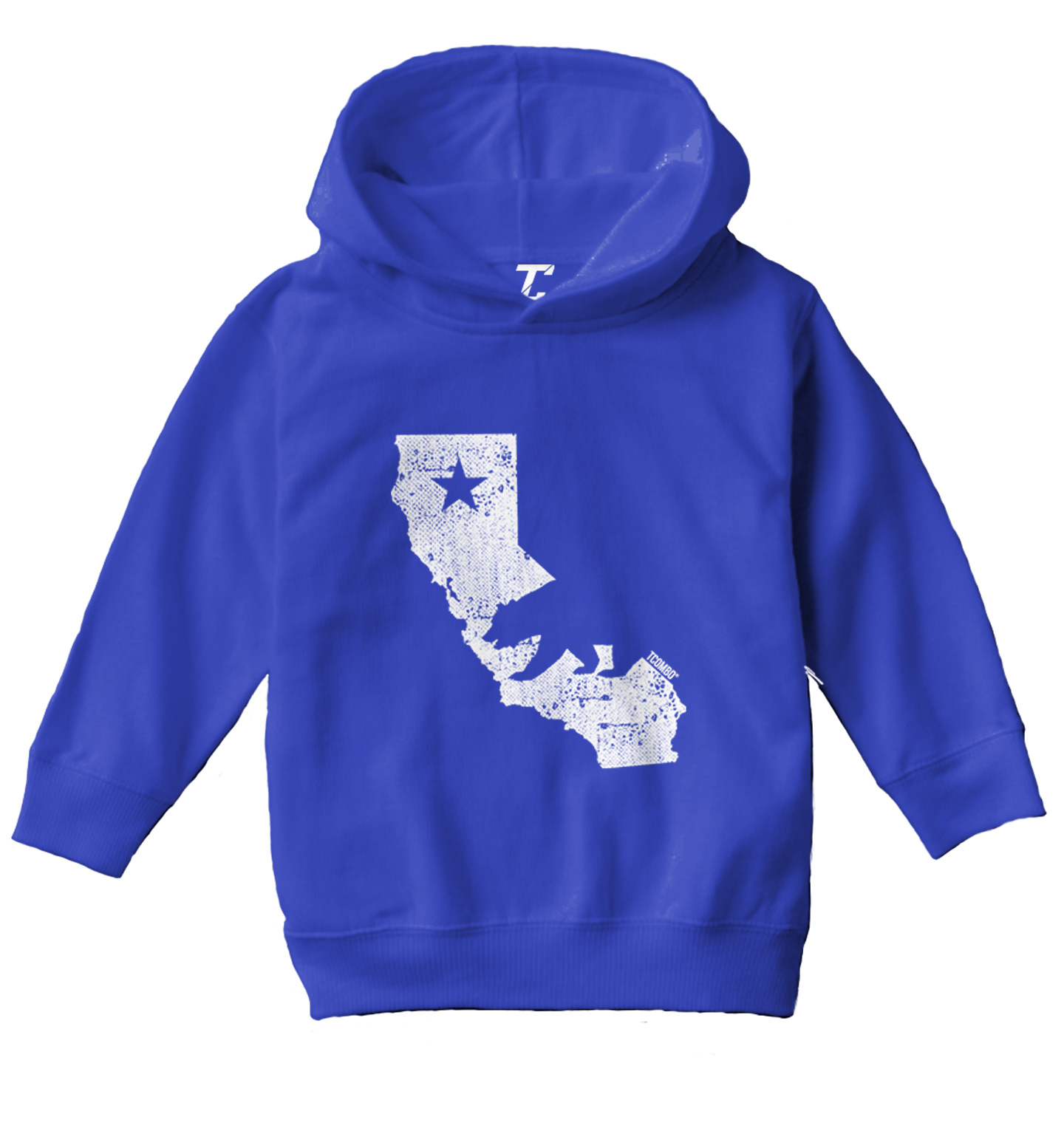 Cali State Map - California Bear Flag USA United States Toddler/Youth Hoodie - Picture 11 of 12