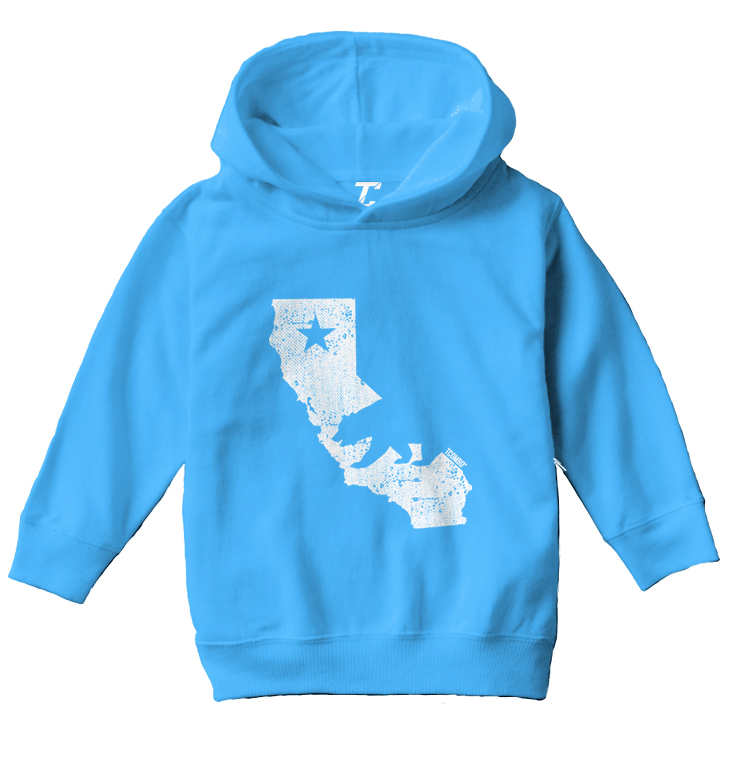 Cali State Map - California Bear Flag USA United States Toddler/Youth Hoodie - Picture 12 of 12