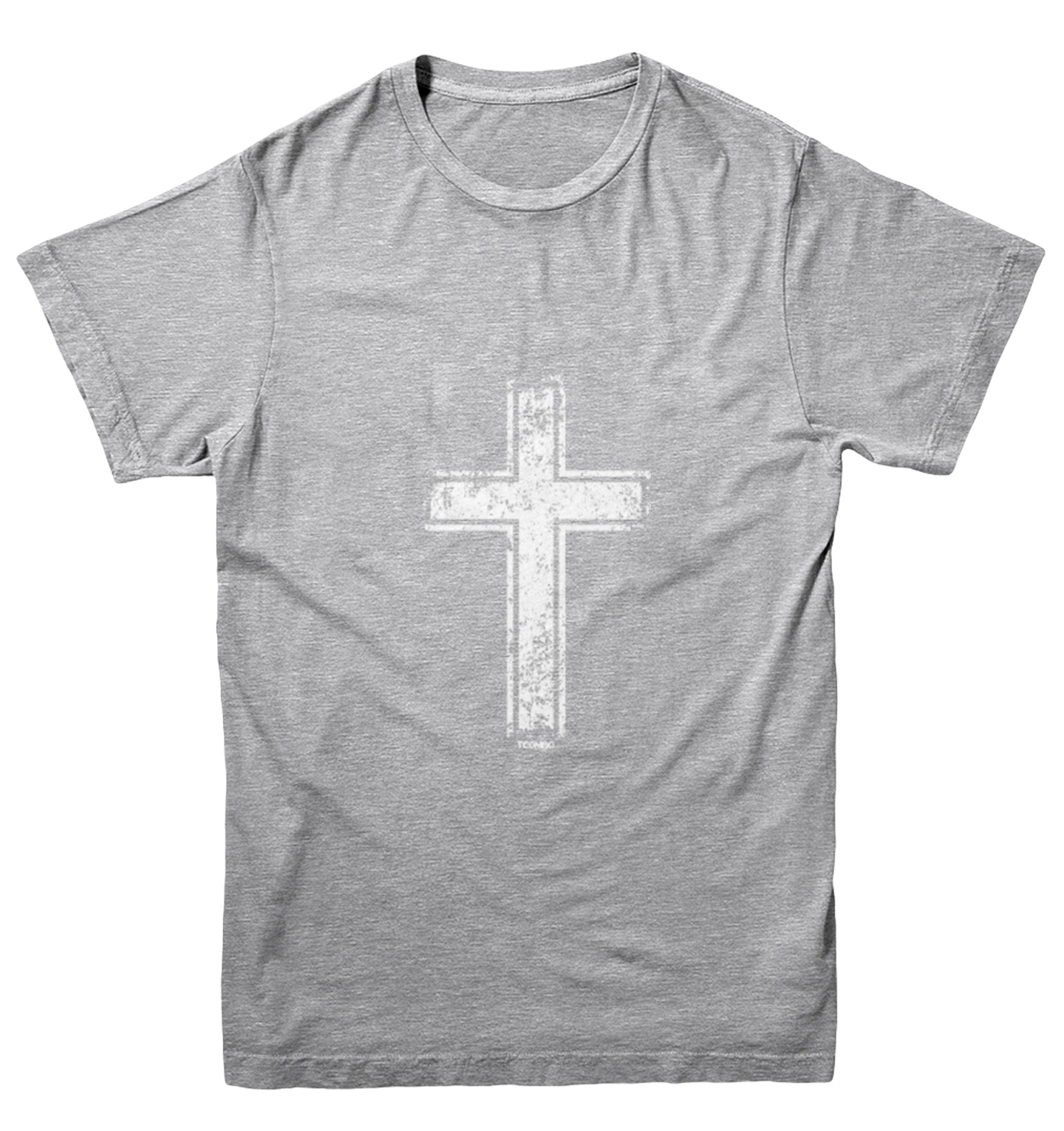 Distressed Cross - Jesus Catholic Christian Church Youth T-Shirt - Picture 6 of 20