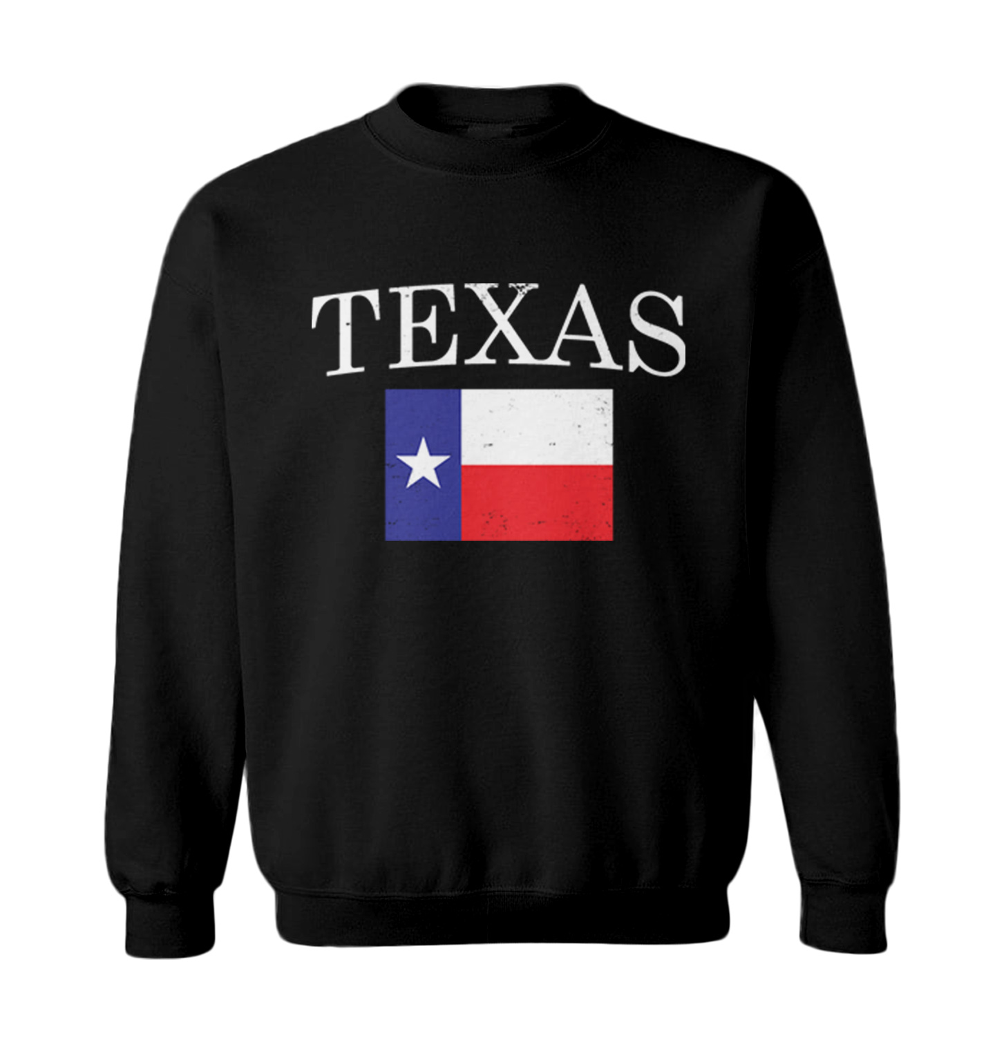 Texas With Flag - Texan Pride Lone Star United States Toddler Crewneck Sweater - Picture 2 of 8