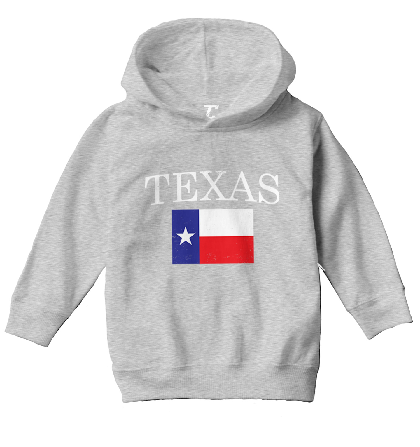 Texas With Flag - Texan Pride Lone Star United States Toddler/Youth Hoodie - Picture 6 of 12