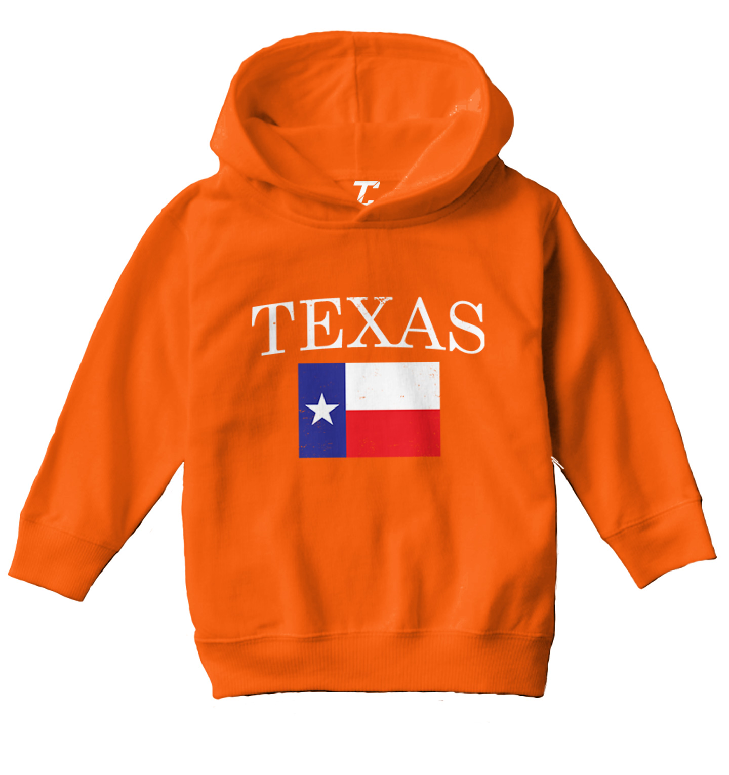 Texas With Flag - Texan Pride Lone Star United States Toddler/Youth Hoodie - Picture 8 of 12