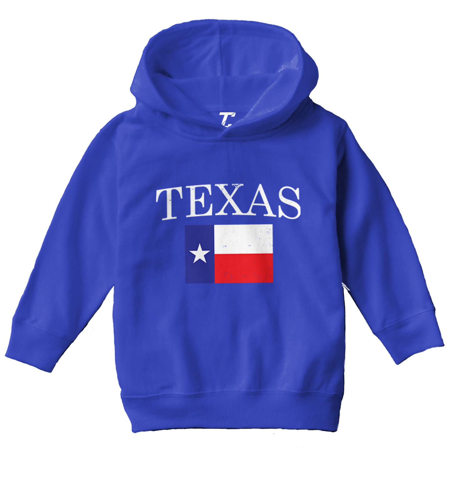 Texas With Flag - Texan Pride Lone Star United States Toddler/Youth Hoodie - Picture 11 of 12