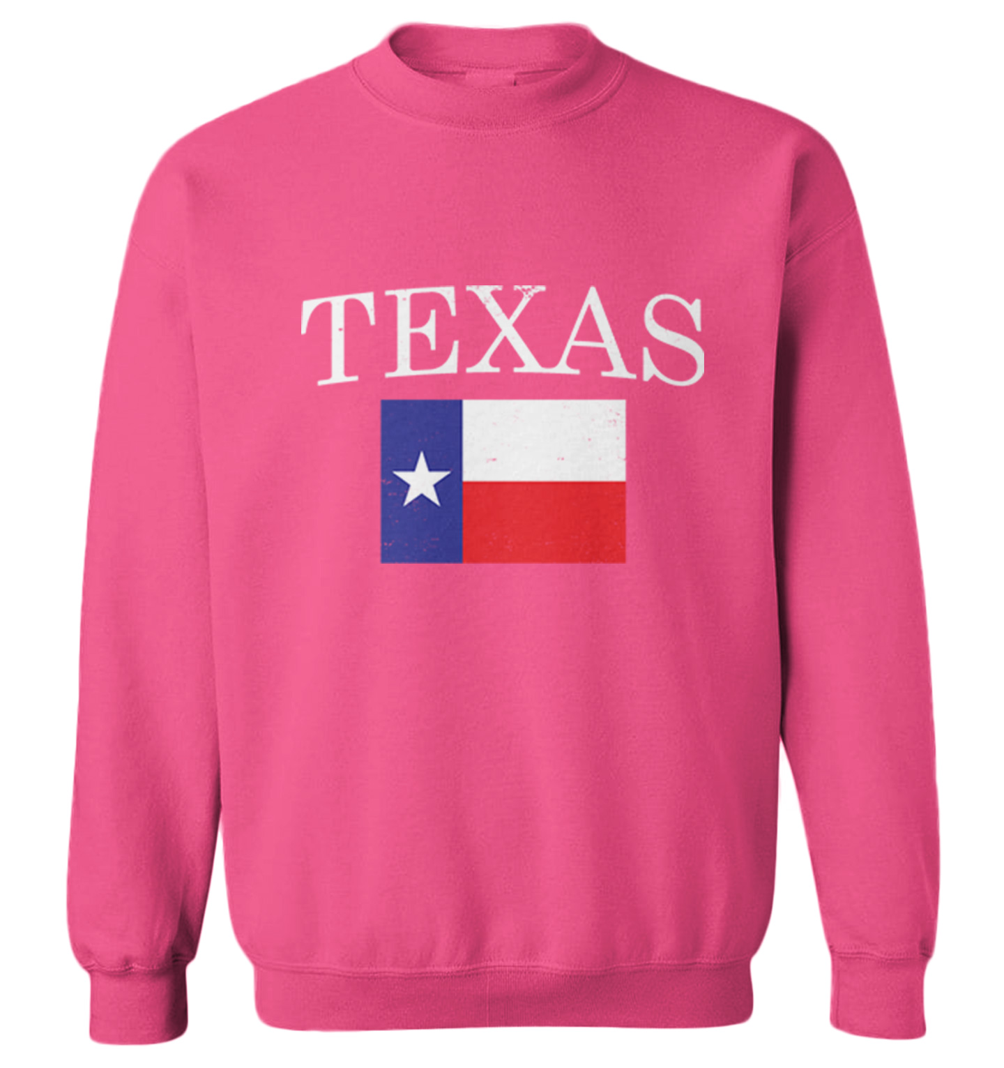 Texas With Flag - Texan Pride Lone Star United States Toddler Crewneck Sweater - Picture 6 of 8