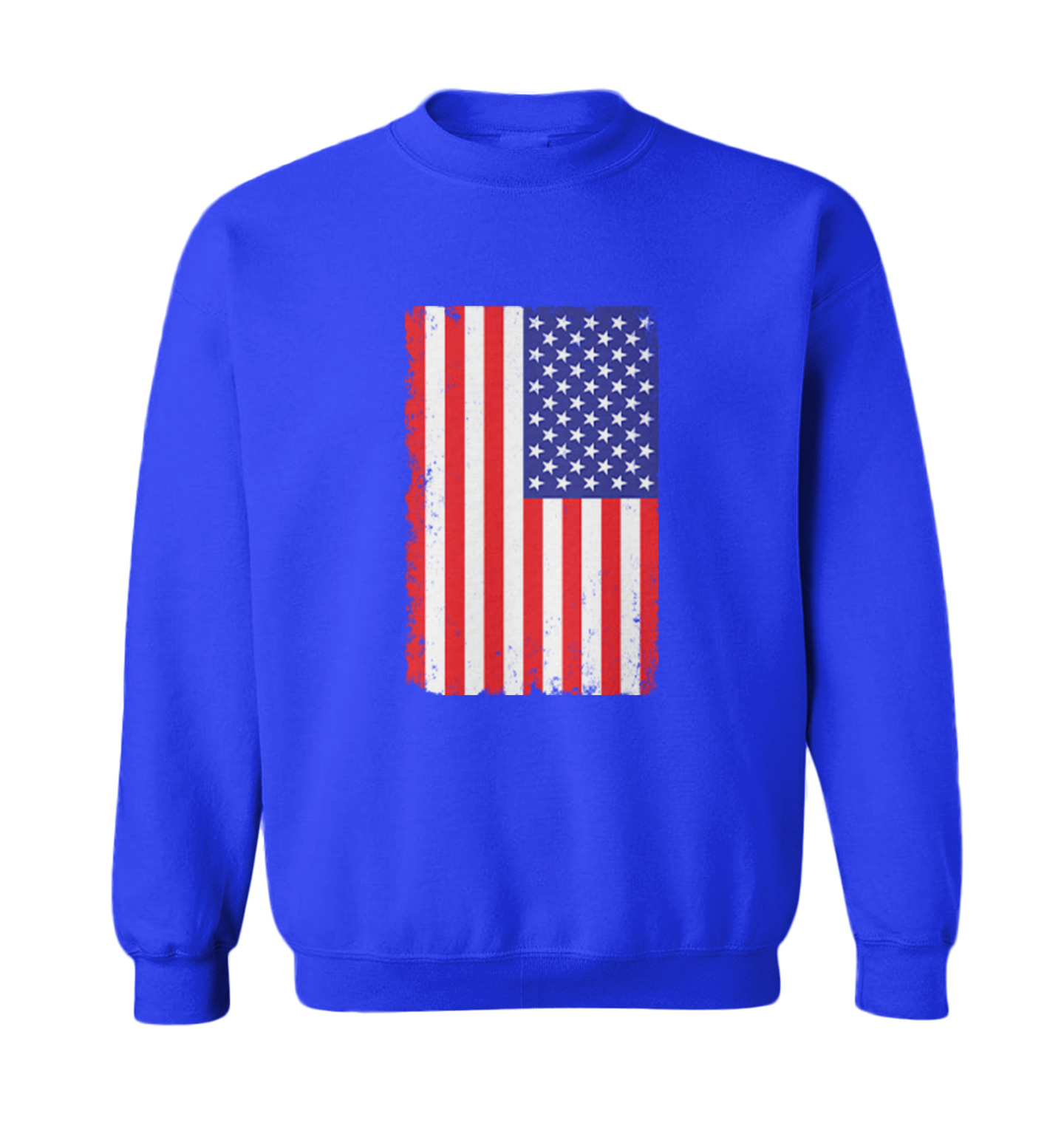 Distressed American Flag - 'Murica USA United States Toddler Crewneck Sweater - Picture 8 of 8