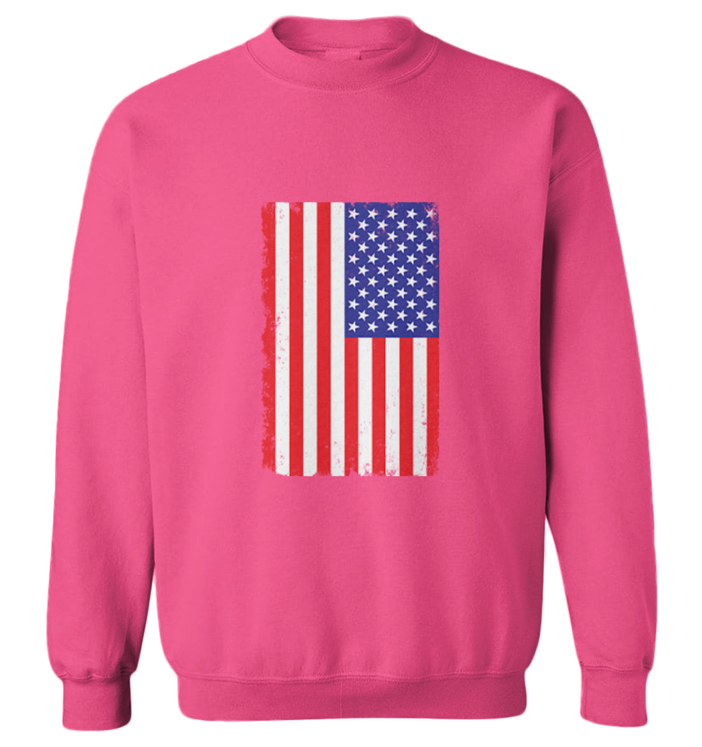Distressed American Flag - 'Murica USA United States Toddler Crewneck Sweater - Picture 6 of 8