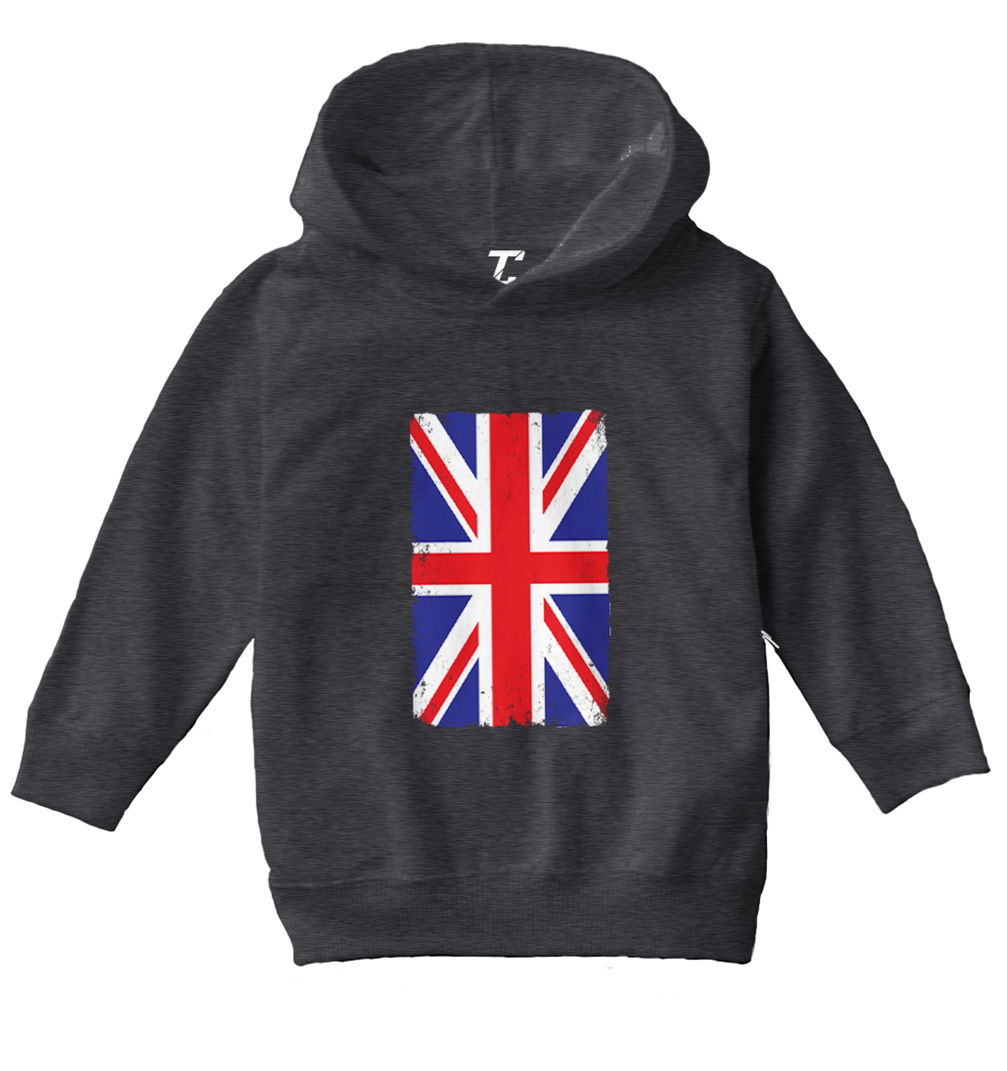 Great Britain Flag - United Kingdom British Toddler/Youth Hoodie - Picture 3 of 12