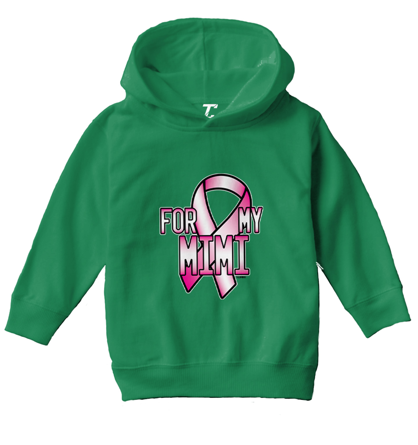 For My Mimi - Breast Cancer Awareness Pink Ribbon Toddler/Youth Hoodie - Picture 5 of 12