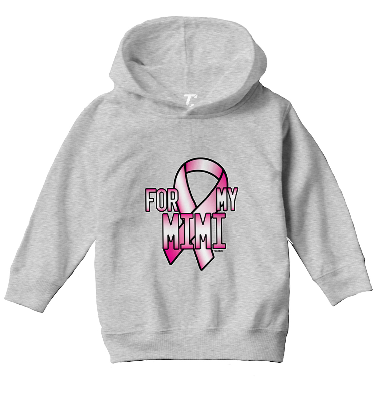 For My Mimi - Breast Cancer Awareness Pink Ribbon Toddler/Youth Hoodie - Picture 6 of 12