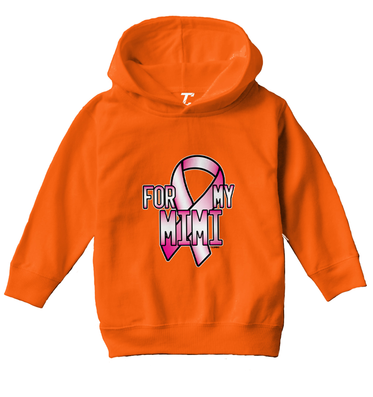 For My Mimi - Breast Cancer Awareness Pink Ribbon Toddler/Youth Hoodie - Picture 8 of 12