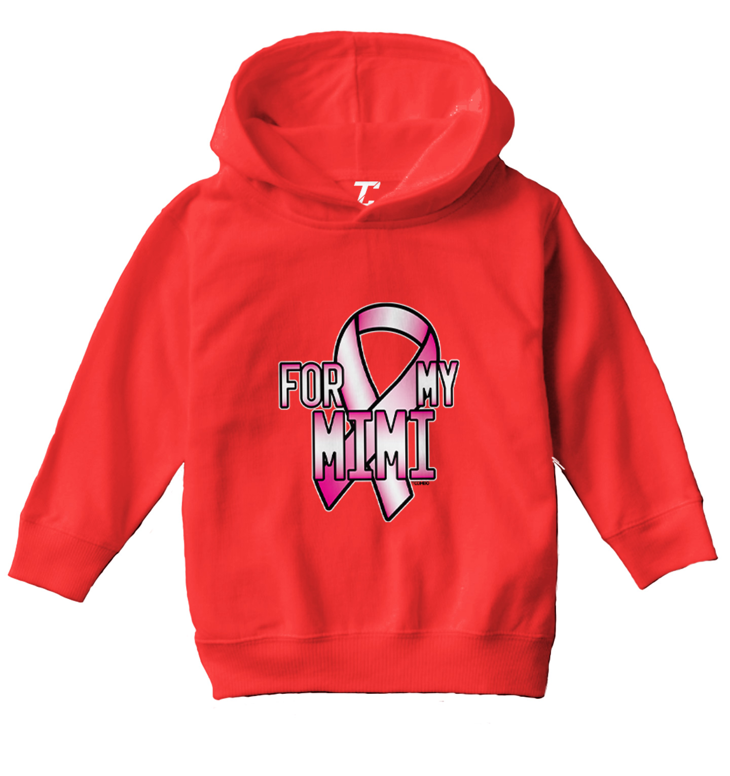 For My Mimi - Breast Cancer Awareness Pink Ribbon Toddler/Youth Hoodie - Picture 10 of 12