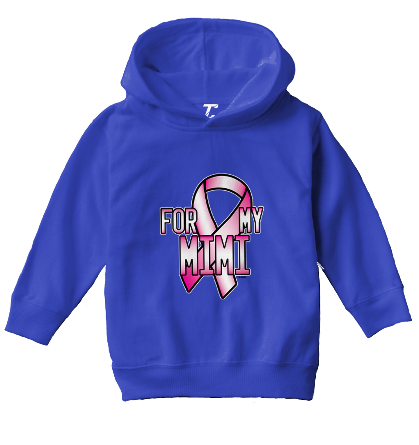 For My Mimi - Breast Cancer Awareness Pink Ribbon Toddler/Youth Hoodie - Picture 11 of 12