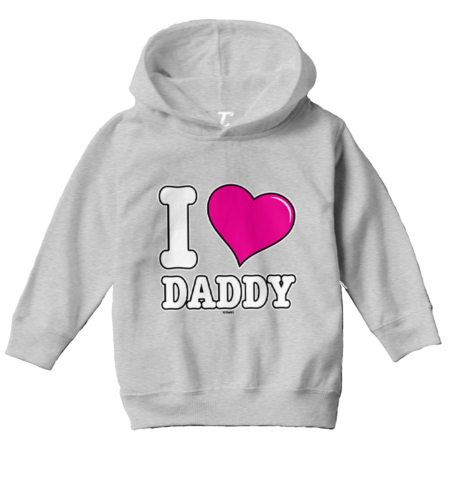I Love Daddy - Father's Day Son Daughter Dad Toddler/Youth Hoodie - Picture 6 of 12