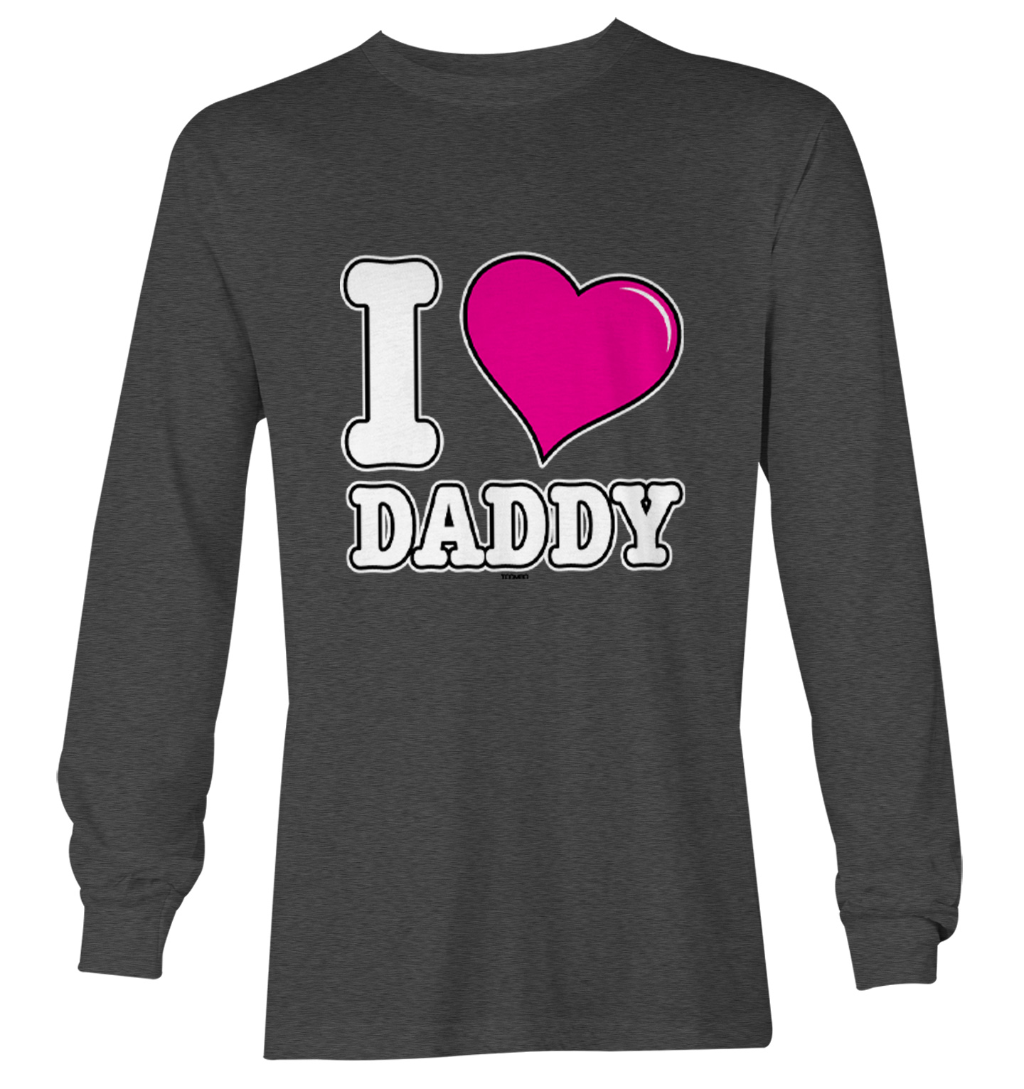 I Love Daddy - Father's Day Son Daughter Dad Youth T-Shirt - Picture 14 of 20