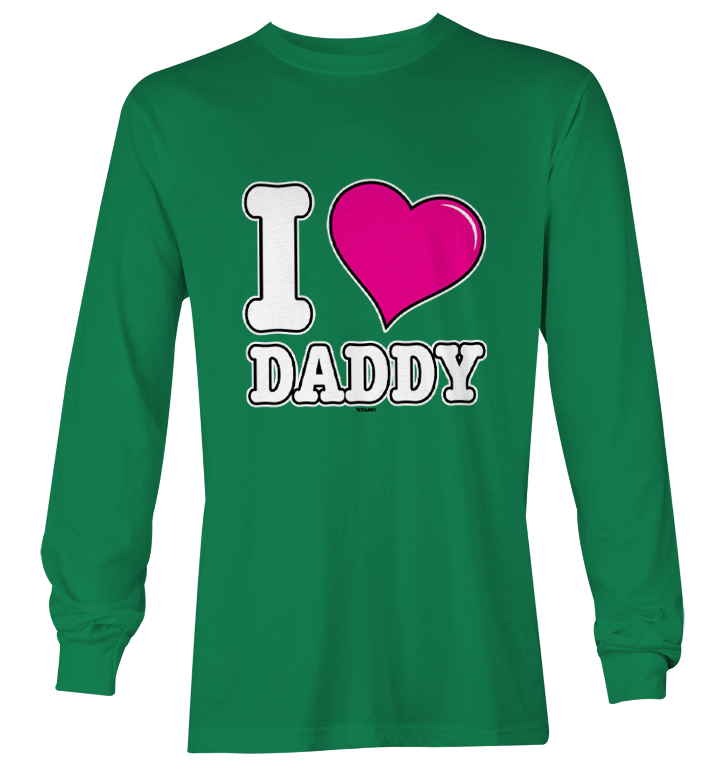 I Love Daddy - Father's Day Son Daughter Dad Youth T-Shirt - Picture 15 of 20