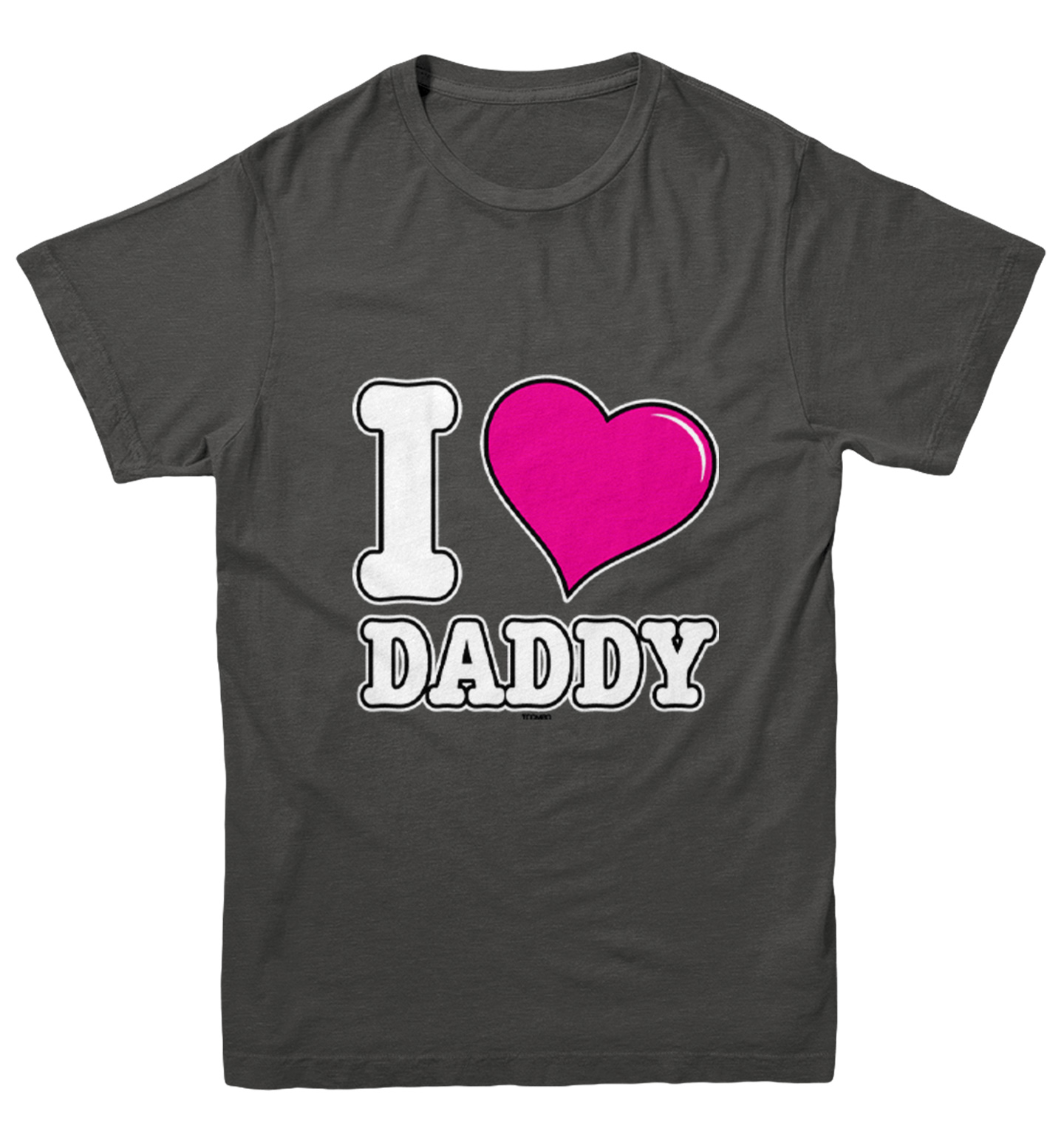 I Love Daddy - Father's Day Son Daughter Dad Youth T-Shirt - Picture 3 of 20