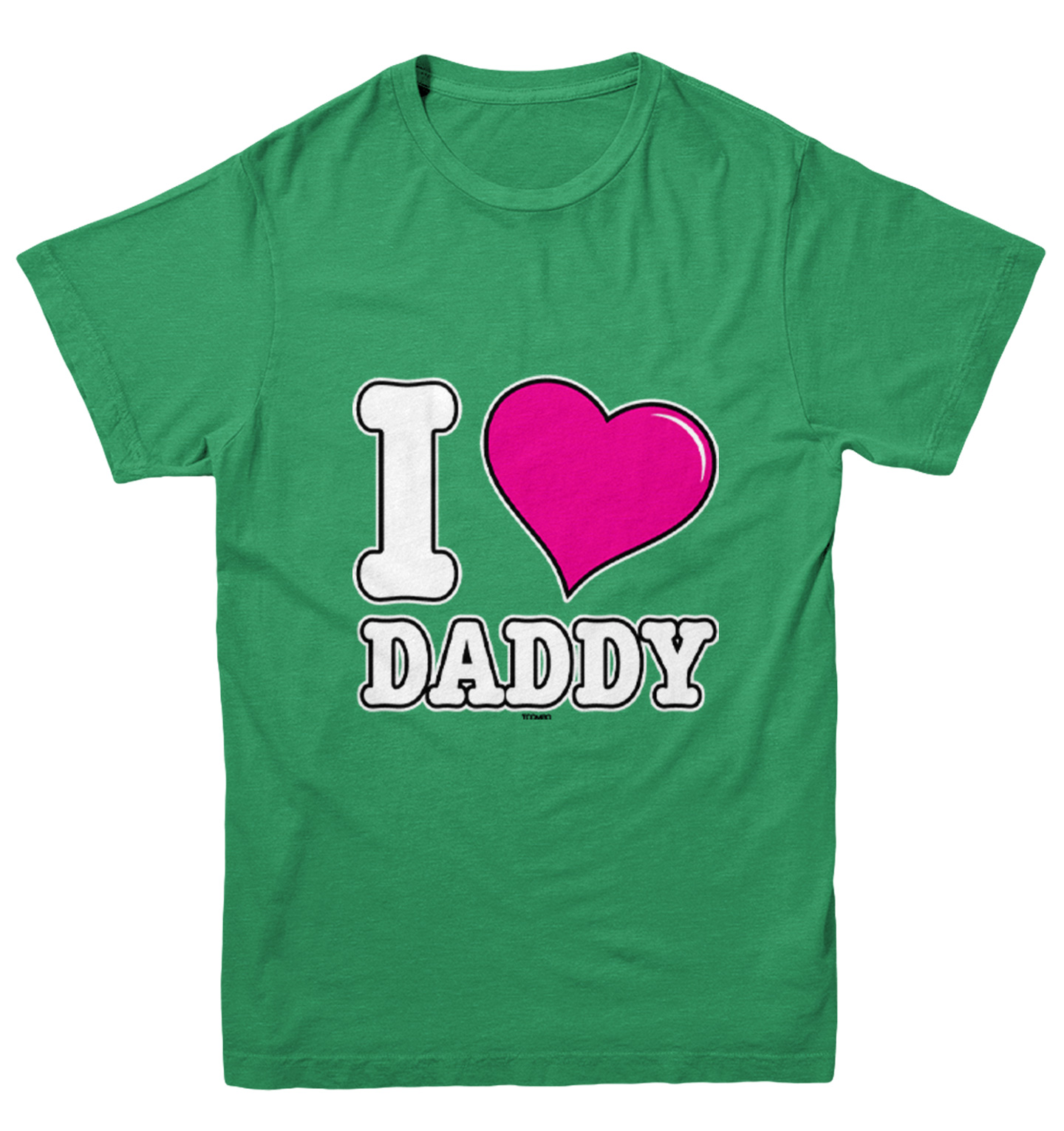 I Love Daddy - Father's Day Son Daughter Dad Youth T-Shirt - Picture 4 of 20