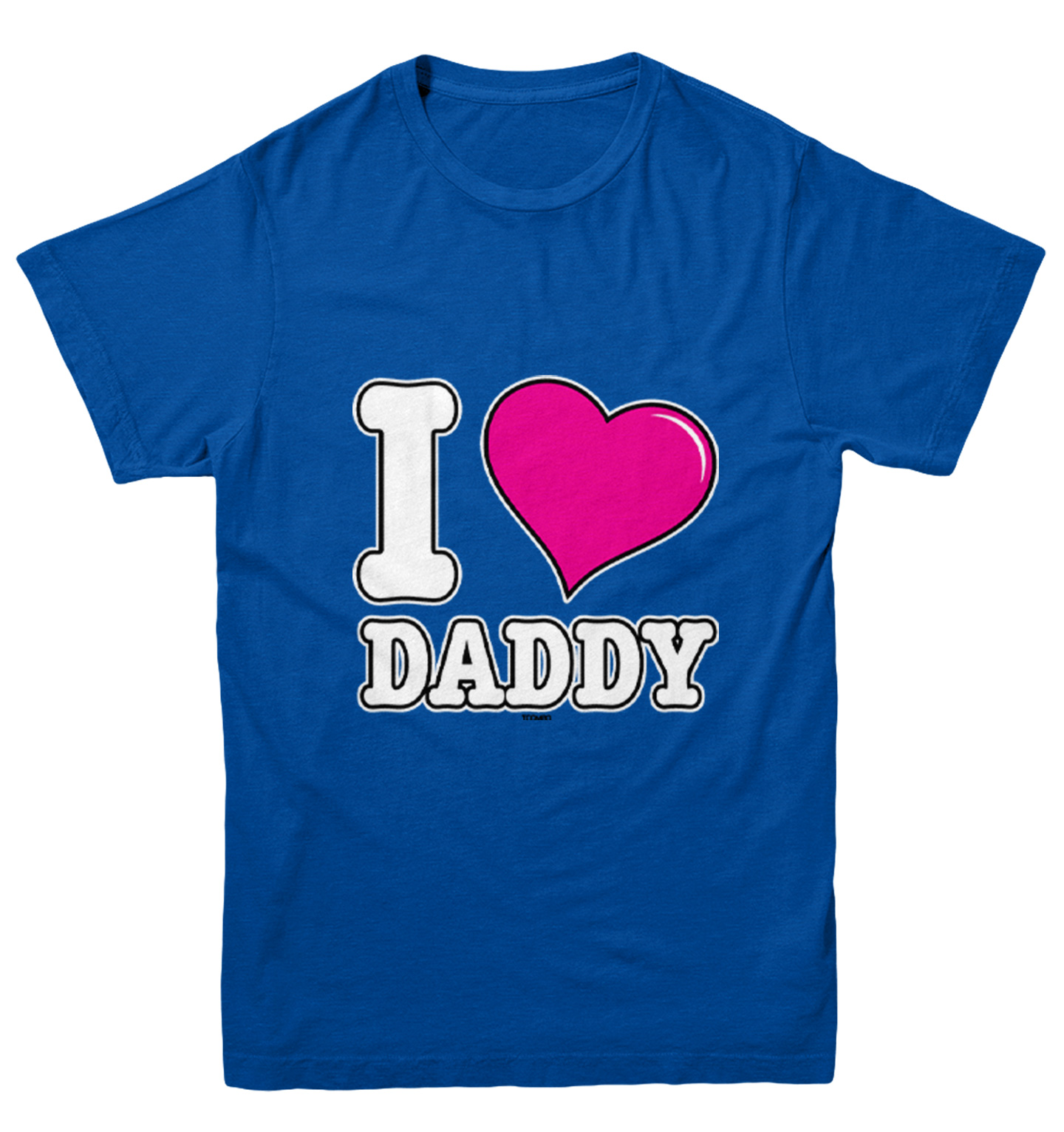 I Love Daddy - Father's Day Son Daughter Dad Youth T-Shirt - Picture 12 of 20